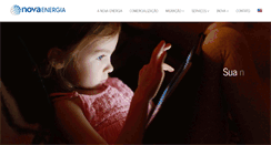 Desktop Screenshot of novaenergia.com.br